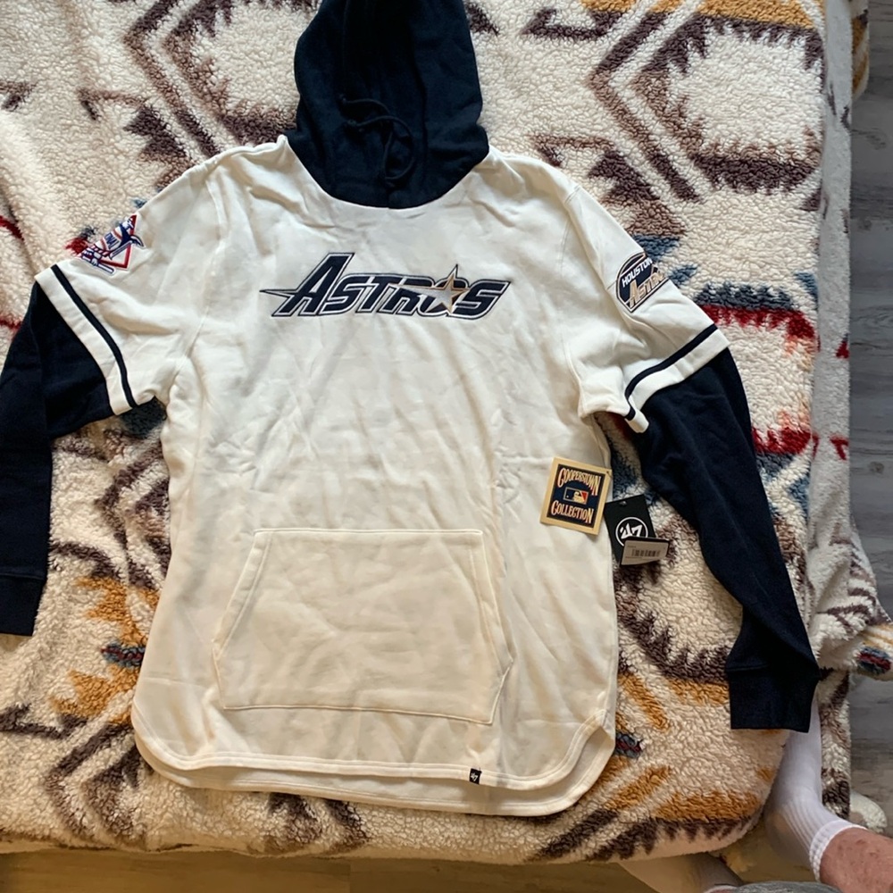 HOUSTON ASTROS COOPERSTOWN TRIFECTA '47 SHORTSTOP PULLOVER HOODIE